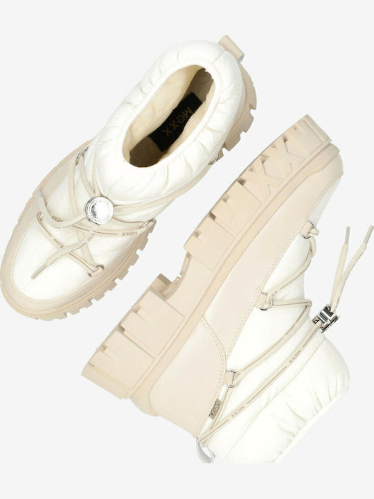 Stiefeletten Damen Weiß