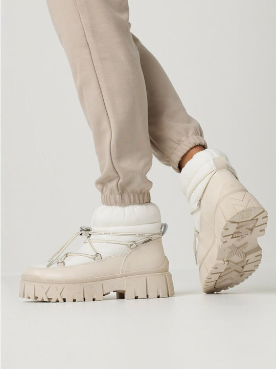 Stiefeletten Damen Weiß