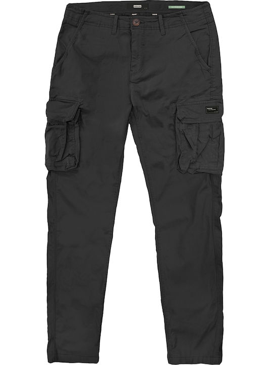 Rebase Men's Trousers Cargo Black