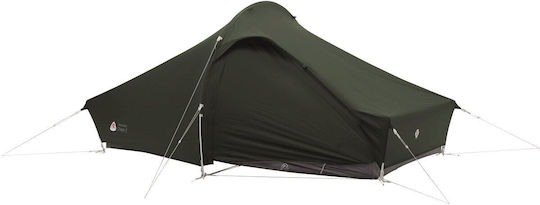 Robens Camping Tent Tunnel Mountaineering Green with Double Cloth 3 Seasons for 2 People Waterproof 2000mm 225x165x100cm