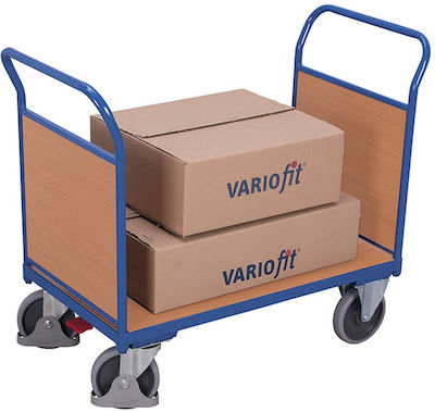 Variofit Platform Trolley for Weight Load up to 500kg Blue