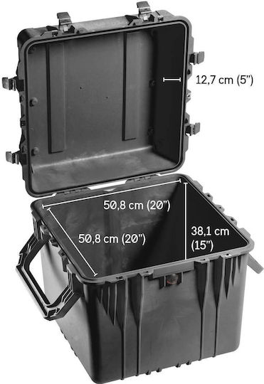 Peli Flight Case Μαύρο