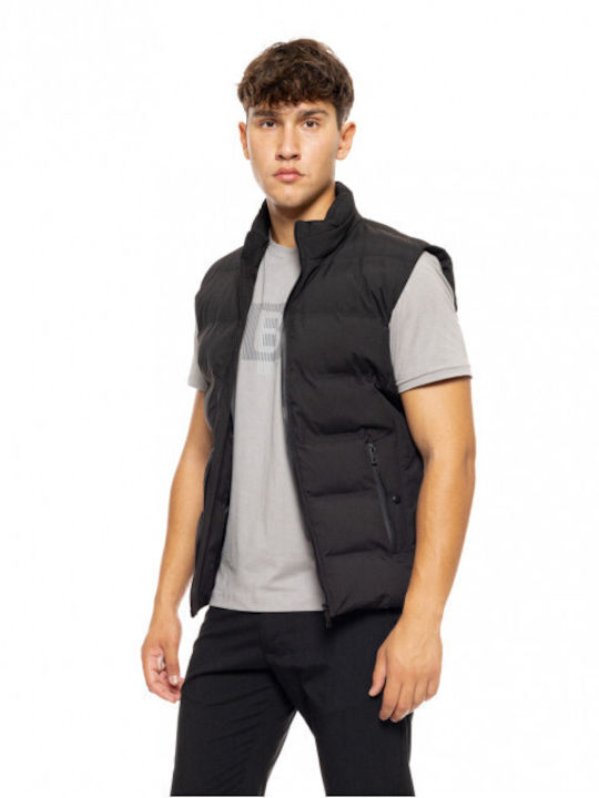 Biston Men's Sleeveless Puffer Jacket Black