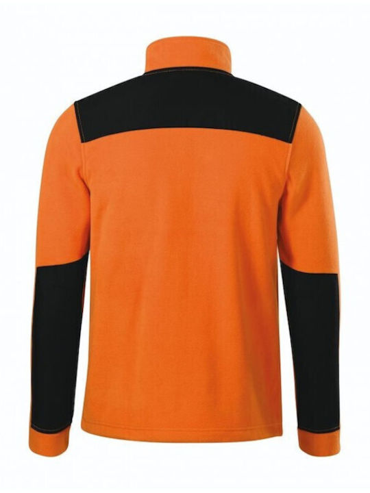 Rimeck Men's Long Sleeve Promotional Sweatshirt Orange