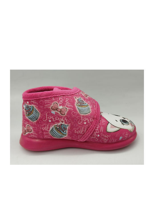 Adam's Shoes Παιδικές Παντόφλες Ροζ