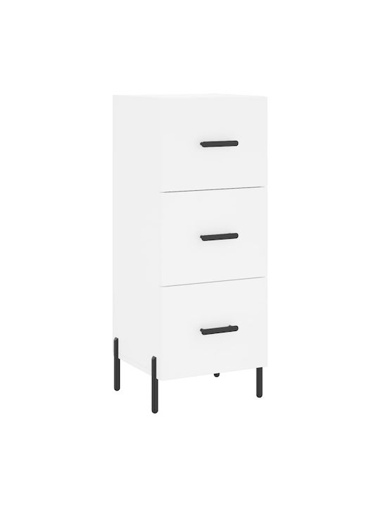 Schrank Boden Weiß 34.5x34x180cm