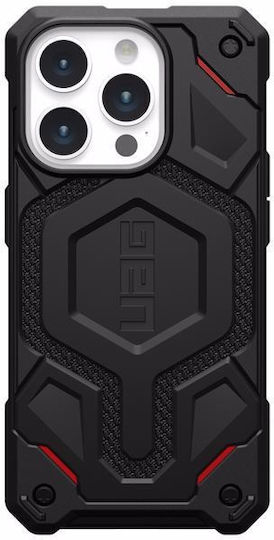 UAG Monarch Pro Back Cover Aramid Fiber 2mm Μαύρο (iPhone 15 Pro)
