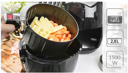 MPM Fitfryer Air Fryer 2.8lt Μαύρο