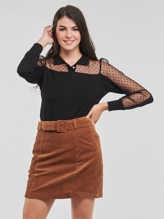 Women's Long Sleeve Sweater Black