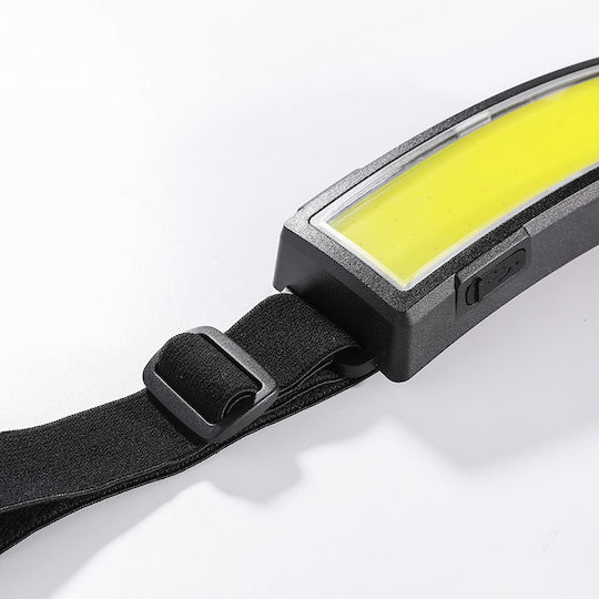 Ideahellas Rechargeable Headlamp LED IP64 with Maximum Brightness 1600lm 5pcs Black