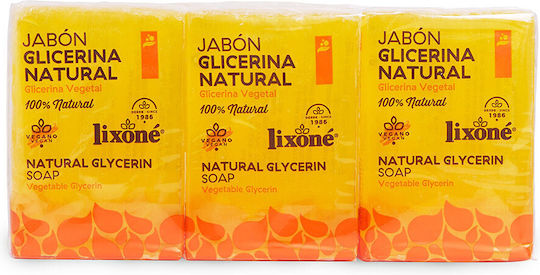 Lixone Cosmetica Glycerin Soap Bars With Coconut 3x125gr