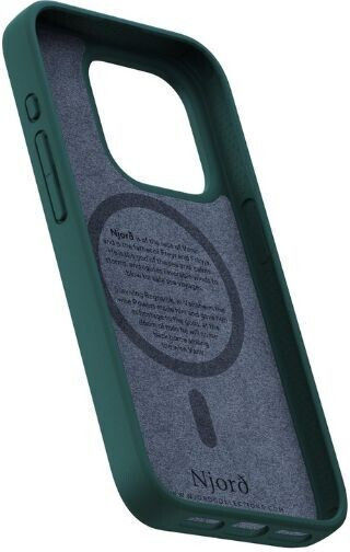 Njord Back Cover Δερμάτινο 2mm Ροζ (iPhone 15 Pro Max)