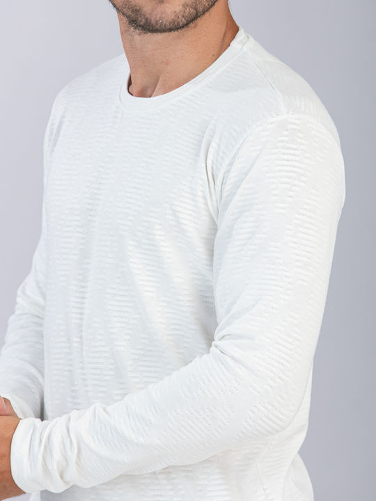 Restart Men's Long Sleeve Blouse White