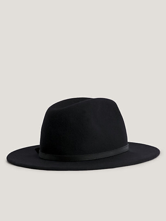Tommy Hilfiger Pălărie Pentru Femei Din Lână Fedora Negru