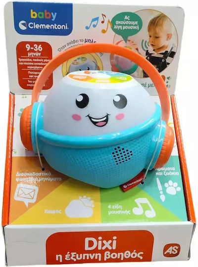 Baby Clementoni Baby Toy Dixi The Smart Assistant with Music and Sounds for 9++ Months