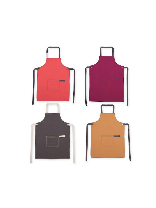 Nef-Nef Homeware Perfetto Küchenschürze Gelb 75x55cm 034419 1Stück