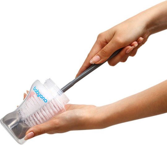 Babyono Cleaning Brush for Baby Bottles Pink 2pcs