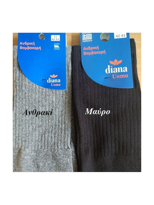 Diana Herren Socken Schwarz 1Pack