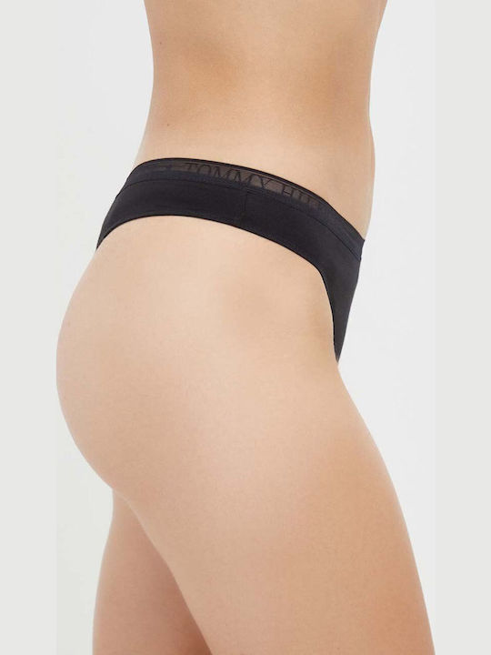 Βαμβακερά Γυναικεία String 3Pack με Δαντέλα Ροζ