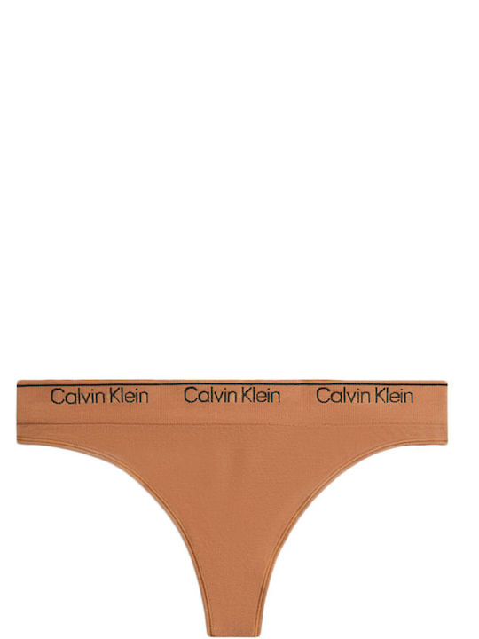 Damen Zeichenfolge Braun