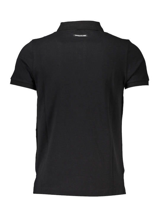 Roberto Cavalli Men's Short Sleeve Blouse Polo Black