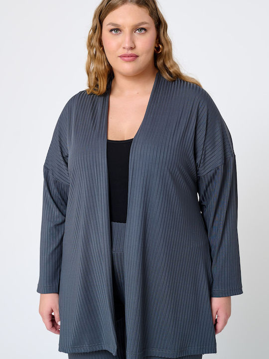 Jucita Long Women's Kimono Gray
