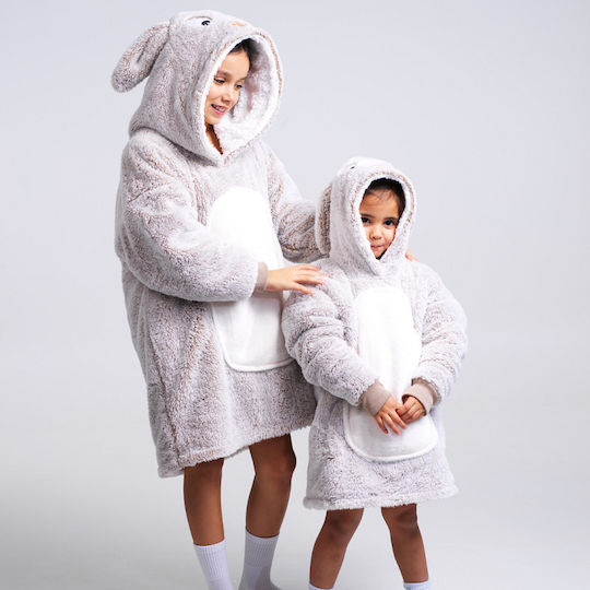 Noxxiez Pătură Fleece Gri 160 cm