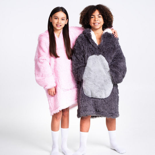 Noxxiez Κουβέρτα Fleece Ροζ 160εκ.