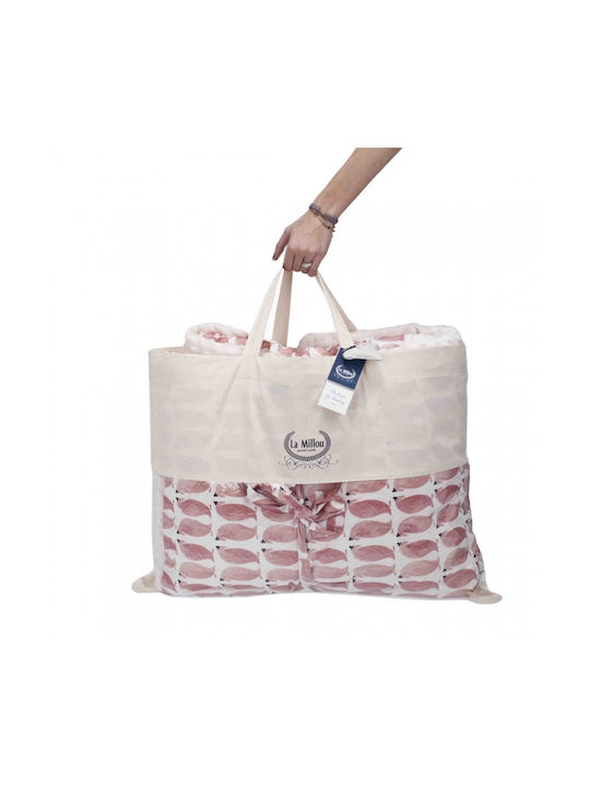 La Millou Velvet Blanket Royal Arrows White 140x200cm