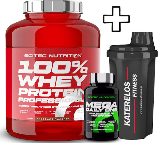 Scitec Nutrition 100% Whey Professional Protein Whey Gluten Free with Flavor White Chocolate 2.35kg