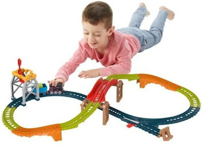 Mattel Thomas & Friends Diesels Up & Over Cargo Drop Set with Train for 3++ Years