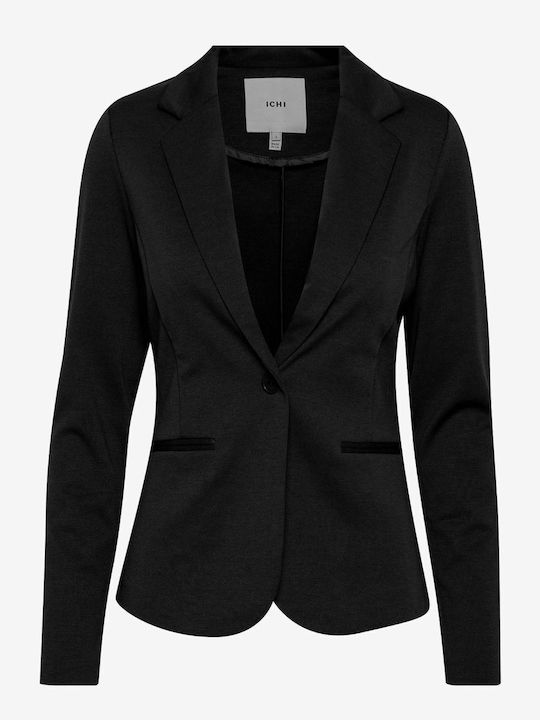 ICHI Damen Blazer Schwarz