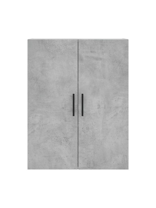 Grey Bookcase 69.5x34x180cm