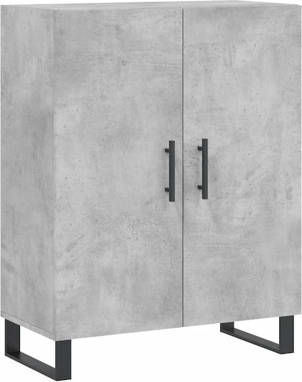 Bibliotecă Gri 69.5x34x180 cm