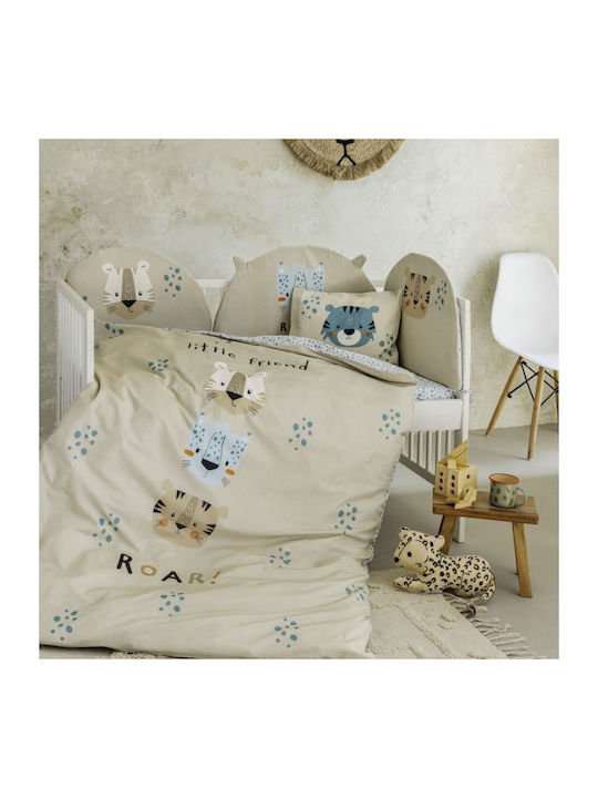 Nima Little Friend Pătură pentru bebeluși Bumbac Bej 100x140cm