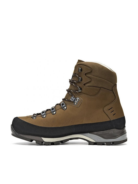 Asolo Nuptse Gv Pantofi De Drumeție Pentru Bărbați Tip Botine Impermeabili Cu Membrana Gore-Tex Maro