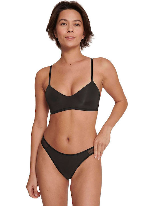 Sloggi Soft Adapt P Women's Bralette Bra Black