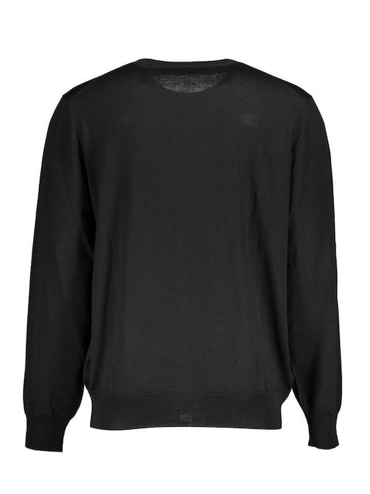 K-Way Herren Langarm-Pullover Schwarz