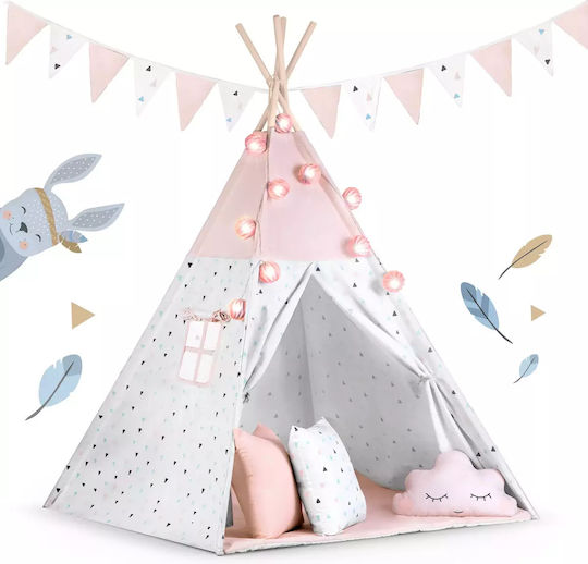 Nukido Kids Indian Teepee Play Tent for 3+ years Pink