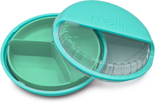Melii Plastic Kids' Food Container 0.342lt Blue-Mint