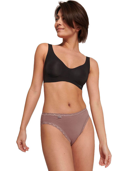 24/7 Weekend Tai Βαμβακερά Γυναικεία Slip 3Pack Μπεζ
