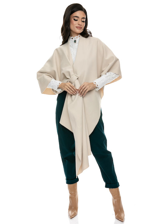 RichgirlBoudoir Beige Damen Poncho