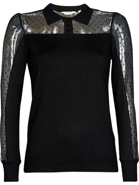 Women's Long Sleeve Sweater Black