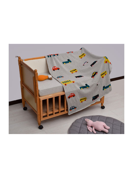 Liolios Home Κουβέρτα Αγκαλιάς & Λίκνου Vehicles 80x100εκ. Liolios Home Κουβέρτα Αγκαλιάς & Λίκνου Vehicles 80x100εκ.