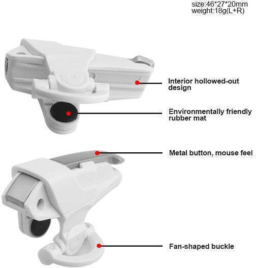 Fire Trigger Mobile Gaming Triggers White