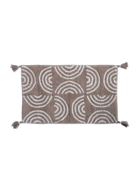 Nef-Nef Bath Mat Cotton Alba 034003 Beige 50x80cm