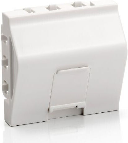 Equip Μονή Πρίζα Δικτύου RJ45 με Πλαίσιο σε Λευκό Χρώμα 761311