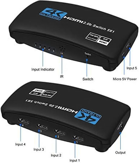 Andowl 4k HDMI Суич XFQZ035