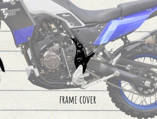 C-Racer Προστατευτικά Σκελετού Μοτοσυκλέτας Yamaha Tenere 700 Μαύρο