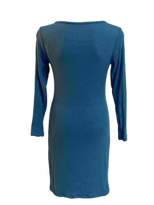 Fashion Vibes Mini Φόρεμα Μπλε